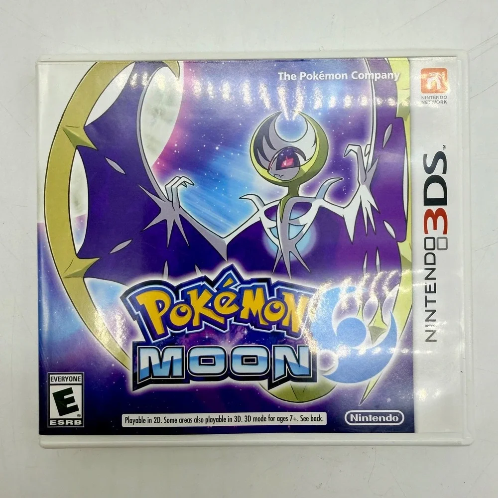Nintendo Pokemon Moon Nintendo 3DS Video Game with Case